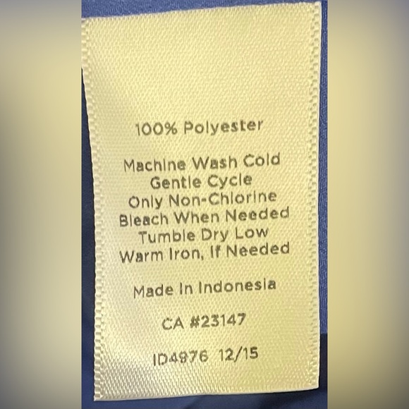 Talbots- Blue business casual tank top blouse Size XL - Picture 8 of 8